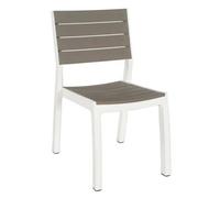 HARMONY SEDIA SENZA BRACCIOLI BIANCO/CAPPUCCINO