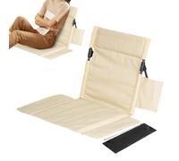 Sedia da esterno - Supporto per la schiena Cuscino portatile - Comoda sedia da terra da campeggio | per interni Camminare Camera Picnic Viaggi Giardino Cortile Terrazza Prato Stadio Adulti e Bambini