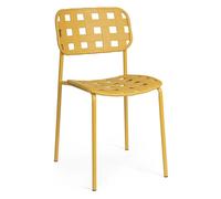Sedia da giardino senza cuscino Clover in polipropilene ocra Giallo
