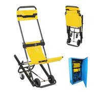 Sedia Da Evacuazione Pieghevole E Facile Da Piegare - Sedia a Rotelle Montascale Portatile, Sedia a Rotelle Manuale Per Adulti - Seduta Ultraleggera Con Ruote Trasporto