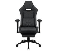 Sedia da gaming Aerocool Royal AeroSuede con poggiapiedi grigio ardesia