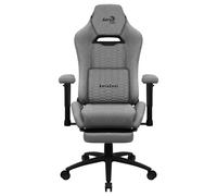 Sedia da gaming Aerocool Royal AeroWeave con poggiapiedi grigio