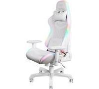 DTG GAM-080-W - Sedia da gioco Deltaco GAM-080-W, RGB, bianca