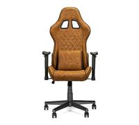 Sedia da Gaming e Ufficio Ranqer Felix Gaming Chair - Girevole a 360°, braccioli regolabili, schienale regolabile, cuscini rimovibili, ergonomica, base stabile in nylon - Marrone