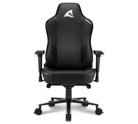 Sedia da gaming nera Sharkoon Skiller SGS40