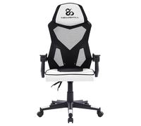 Sedia da gaming Newskill Eros con rete ergonomica bianca