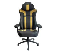 Sedia da Gaming Poltrona Cortek Astro Xl Grigio/Oro, supporto lombare