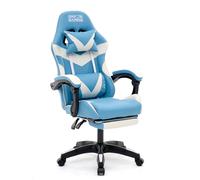 Sedia Da Gaming Pro RMF Regolabile Con Ruote, Cuscini E Poggiapiedi Regolabili
