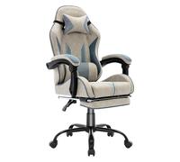 Sedia da gaming, sedia per computer con poggiapiedi e schienale regolabile, sedia e scrivania da ufficio per adulti, sedia da , sedia ergonomica per ufficio - Sedia per adulti