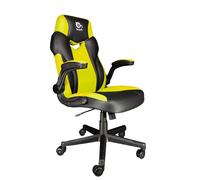 Sedia da gaming Talius Crab con braccioli pieghevoli in nylon giallo