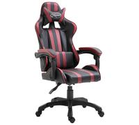 Sedia da gaming VidaXL Volutha con braccioli reclinabili marrone