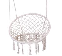 Sedia da Giardino Amaca Sospesa Bianca 80x140
