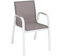 Sedia da giardino Butterfield in alluminio e textilene Beige
