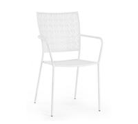 Sedia da Giardino con Braccioli Bizzotto Lizette Bianco 1PZ - 802964
