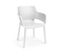 Keter poltrona elisa bianco 57.7x62.5x(h)79 cm giardino - 3000-59249