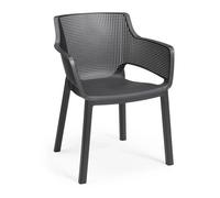 Sedia da Giardino con Braccioli Keter Elisa Grafite - 3000470K93901