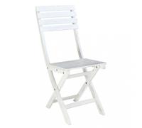 Sedia da Giardino Dalila 36x53x87 h cm in Legno Bianco