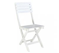 Sedia da Giardino Dalila 36x53x87 h cm in Legno Bianco