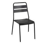 Vacchetti Sedia in Metallo Rovigo Antracite cm50x54h42/87