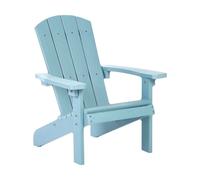 Sedia da giardino in plastica azzurra per bambini Adirondack