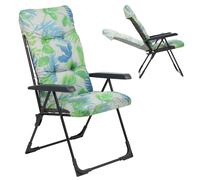 Sedia da giardino KADAX con schienale regolabile, sedia relax