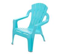 Sedia da giardino per bambini in plastica - blu - robusta sedia da giardino per bambini - sedia monoblocco sedia da gioco - seduta impilabile