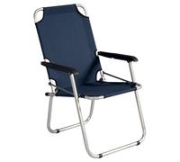 Sedia da Giardino Relax In Alluminio - Blu - Pieghevole Greenwood