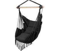 Sedia da giardino sospesa MalTec amaca brasiliana con cuscino grigio scuro