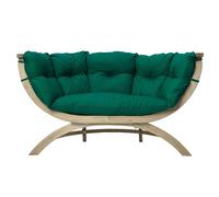 Sedia da giardino verde resistente agli agenti atmosferici Siena Due grün