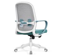 Sedia da gioco da scrivania Sedia da computer con schienale medio in tessuto a rete Funzione a dondolo Regolabile in altezza for l'ufficio domestico, lo studio e il lavoro(Green,1PCS)