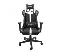 FURY AVENGER XL Sedia per gaming universale Seduta imbottita Nero, Bianco