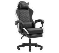 Sedia da gioco Mars Gaming MGC-X Racing in similpelle con poggiapiedi e supporto lombare, 120 kg