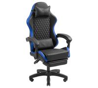 Sedia da gioco Mars Gaming MGC-X Racing in similpelle, poggiapiedi, supporto lombare, 120 kg