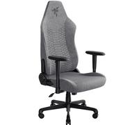 Razer Iskur V2 X - Sedia da gaming Basic con Supporto Lombare Integrato (Cuscini in Schiuma ad Alta Densità, Braccioli 2D, Tessuto Morbido) Grigio