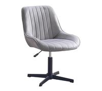 Sedia da lavoro ergonomica, sedia da computer regolabile senza braccioli per casa e ufficio, sedia da scrivania imbottita, ideale per giocare e lavorare