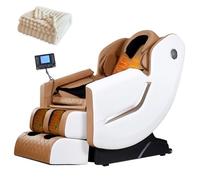 Sedia da massaggio. Funzione di terapia termica shiatsu per tutto il corpo Adatta all'uso in casa e in ufficio.(White)