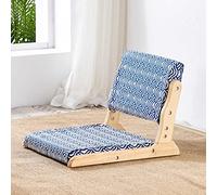 Sedia da meditazione portatile in legno massello con schienale senza gambe per una comoda seduta a pavimento, pieghevole, leggera, ideale per la consapevolezza e il relax