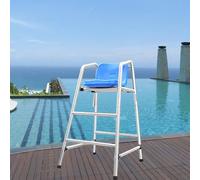Sedia da osservazione per bagnini, per la sicurezza della piscina, attrezzatura di salvataggio a bordo piscina durevole per giochi d'acqua e competizioni sportive, ideale per laghi, spiagge e terrazze