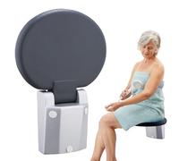 Sedia da parete pieghevole | Sedile pieghevole antiscivolo per doccia | Sedia ergonomica robusta e per anziani e piccoli spazi a casa