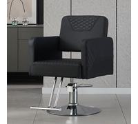 Sedia Da Parrucchiere Ergonomica Professionale Dotata Di Un Comodo Cuscino Extra Spesso Da 12,5 Cm E Regolazione Idraulica Dell'altezza Per Carichi Pesanti,Dd