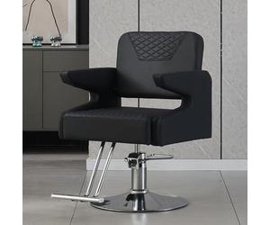 Sedia Da Parrucchiere Ergonomica Professionale Dotata Di Un Comodo Cuscino Extra Spesso Da 12,5 Cm E Regolazione Idraulica Dell'altezza Per Carichi Pesanti,Cc