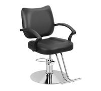 Sedia da parrucchiere per parrucchieri, sedia da barbiere regolabile con pompa idraulica, girevole a 360°, schienali ergonomici, sedia da parrucchiere in ecopelle per parrucchieri, spa, saloni di