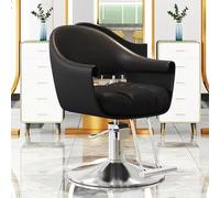 Sedia da parrucchiere, regolabile, per parrucchieri e barbieri, girevole a 360°, poggiapiedi, pompa idraulica resistente