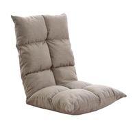 Sedia Da Pavimento Con Schienale Regolabile Sedia Da Meditazione Da Pavimento Per Gaming Con 5 Posizioni Regolabili Divano Pieghevole Per Adulti Seduta Per Leggere, Meditare O Dormire(Beige)