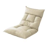 Sedia Da Pavimento Con Schienale Seduta Portatile Da Terra Per Adulti Con 42 Posizioni Regolabili Sedia Da Pavimento Gaming Con Tasca Laterale Per Il Soggiorno(Gray B)