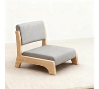Sedia Da Pavimento Giapponese, Sedia Da Pavimento Giapponese Con Supporto Per La Schiena Per Soggiorno, Camera Da Letto, Finestra A Bovindo, Lettura, Meditazione