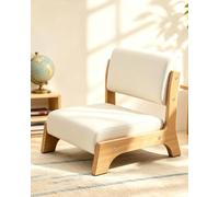 Sedia Da Pavimento Giapponese, Senza Gambe, Con Struttura In Legno Massello, Facile Da Montare, Ideale Per Il Gaming E Per Piccoli Spazi In Appartamento