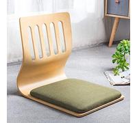 Sedia da pavimento in stile giapponese senza gambe, comoda seduta in rete per meditazione tatami per finestra a golfo, salotto, lettura e guardare la TV, perfetta per rilassarsi e decorare la casa