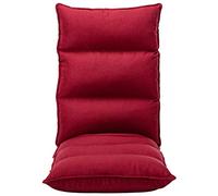Sedia da pavimento pieghevole, in tessuto imbottito, regolabile, con schienale e braccioli, portatile, pieghevole, per soggiorno, yoga, meditazione, lettura, gioco, salvaspazio ed ergonomica