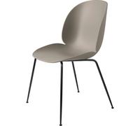 Sedia da Pranzo Beetle Base Conica Opaco Nero/ New Beige